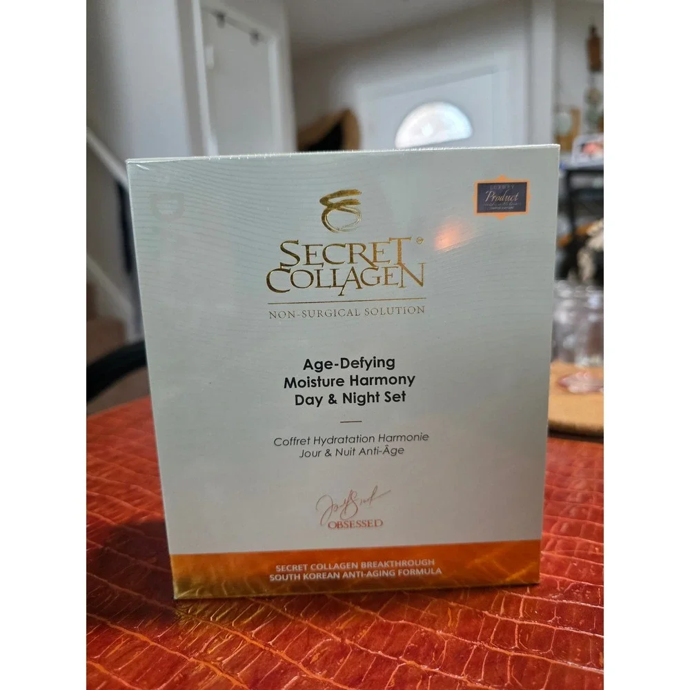 Secret Collagen Age-Defying Moisture Harmony Day & Night Set 1.7oz New Sealed